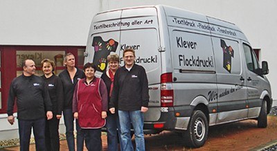 Klever Flockdruck Ansicht 1