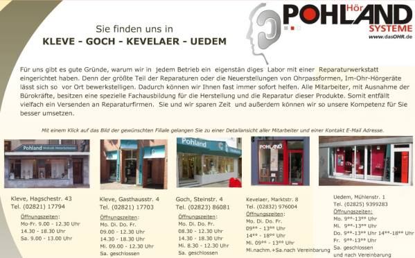 Pohland Hörsysteme Goch Ansicht 1